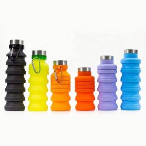 New Eco-friendly Silicone Foldable Bottle Traveling Outdoor Personalized Hot Selling Reusable Travel Folding Silicone Cup - Product Image 2