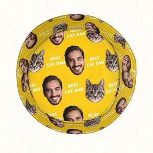 Chapeau Bob Personnalisé avec Photo et Visage Amusant, Motif Chat à Large Bord, Respirant, Toutes Saisons, Cadeau d'Extérieur, Motif Dessin Animé - Product Image 6