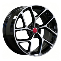 Nouvelles jantes en alliage forgé monobloc concaves profondes de 17 à 22 pouces à 5 trous, finition noire usinée, adaptées aux voitures particulières