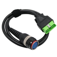 Cable adaptador de diagnóstico de 16 pines, lector de códigos de error ECU, herramienta de enlace de datos para equipos de construcción, adecuado para Volvo
