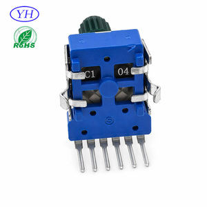 Potenciómetro Alpha ALPS vertical con eje aislado, 6 pines, lineal, 11 mm, rotatorio A203 A10K, potenciómetro 20K para audio - Product Image 4