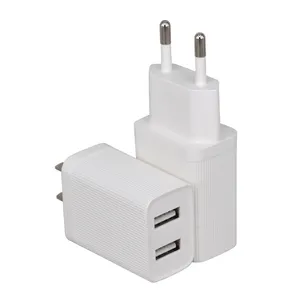 2.1a Usb Charger US EU Plug AC DC 5V 2.1A 2A 10W Universal Adapter Power Socket Mobile Phone Travel Wall Charger Dual Port Usb Charger