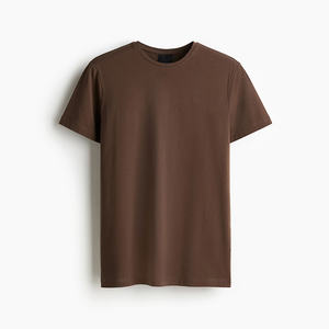 T-shirt en tricot à col rond coupe classique pour homme, coupe légèrement ajustée, tissu doux de qualité supérieure, écologique, respirant, streetwear décontracté - Product Image 4
