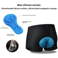 Nouveau style de culotte de cyclisme unisexe avec coussinet anti-frottement en silicone pour VTT, respirante, anti-humidité et absorbant les chocs