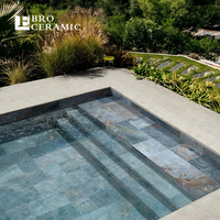Carreaux de piscine extérieure modernes en céramique mosaïque 300X 600 Carreaux de piscine en porcelaine