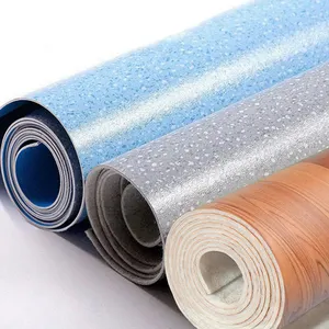 重型1.0毫米厚度环氧贴纸3d打印点击剥离粘贴塑料聚氯乙烯地板卷健身房运动
