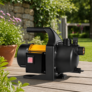 Pompe à jet de jardin 1000W en gros, 3500L/H, hauteur de refoulement 44M, auto-amorçante, portable, pour l'arrosage des jardins et le transfert d'eau domestique - Product Image 3