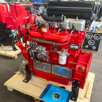 Moteur diesel marin/bateau complet à quatre temps ZH4100C 65HP 70HP 80HP avec boîte de vitesses en option