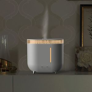<span class=keywords><strong>Diffuseur</strong></span> d'huiles essentielles ultrasonique de qualité supérieure, humidificateur d'air H2O, grande capacité 4L, humidificateur d'air avec lumière LED - Product Image 1