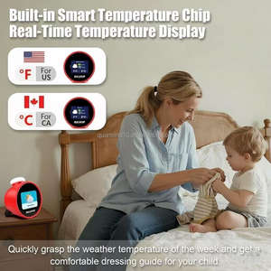 Reloj Despertador Inteligente para Niños con IA, Control por Voz, Ruido Blanco Natural, Asistente para Dormir, Pronóstico del Tiempo y Proyección - Product Image 2