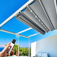 Tente à baldaquin autoportante en aluminium, grande, moderne, écologique, imperméable et anti-UV, pour villa, patio, restaurant, fête en plein air