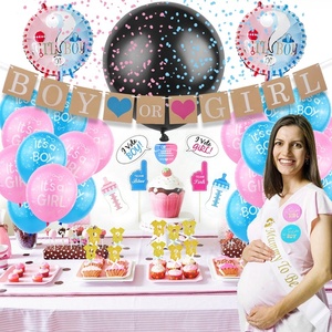 2020 New Product BaBy Gender Secret Party Decoration Balloon Boy or Girl Balloon Package Set