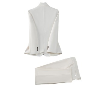 Women's Pink Suit <b>Set</b> Full Sleeve Polyester Anti-Wrinkle <b>Office</b> Lady Spring - Product Image 5