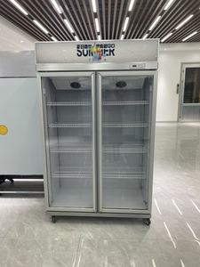 ตู้แช่เครื่องดื่มแบบ 2 ประตูสำหรับซูเปอร์มาร์เก็ต อุปกรณ์ทำความเย็นสำหรับซูเปอร์มาร์เก็ต ระบบทำความเย็นด้วยอากาศสำหรับร้านค้า - Product Image 5