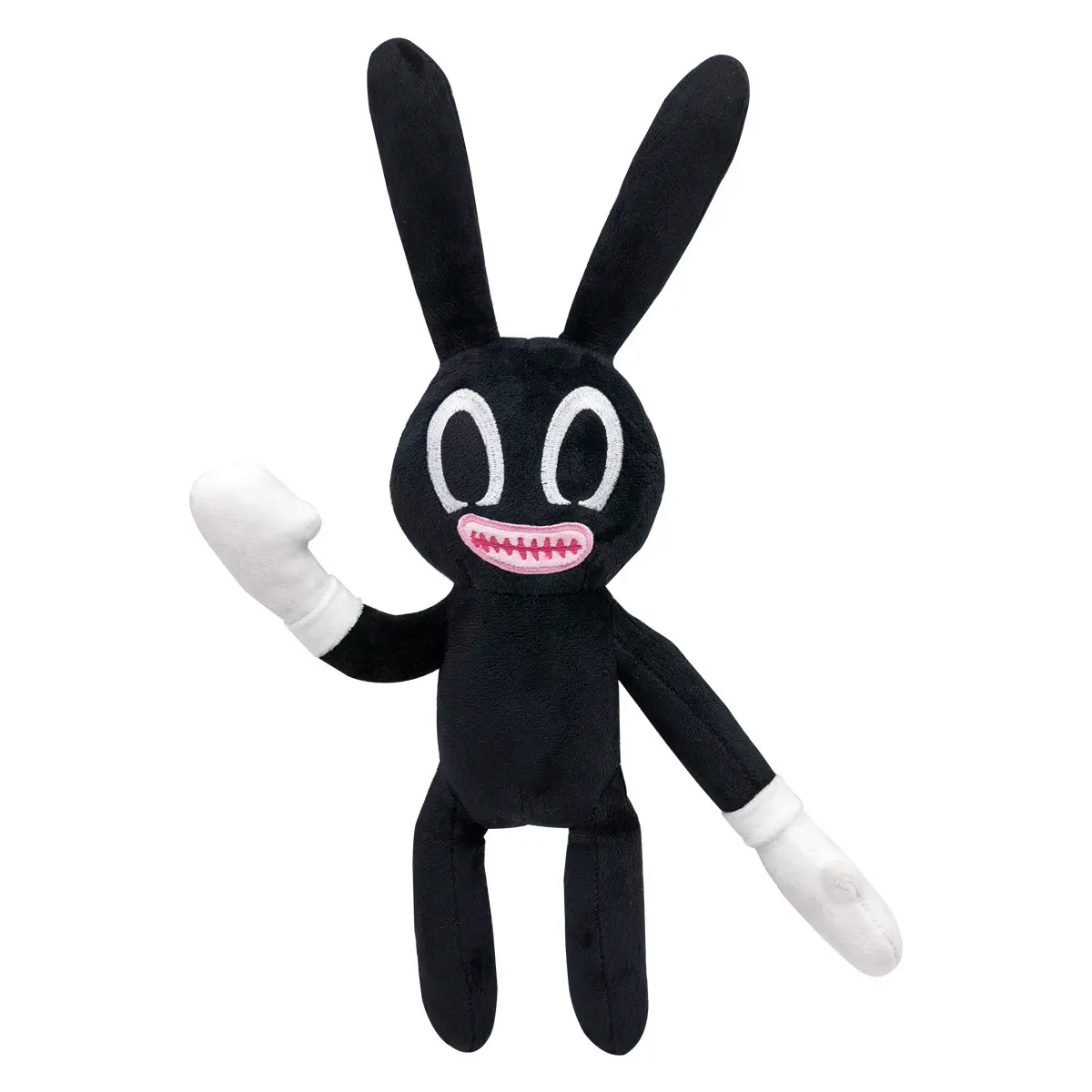 कस्टम हेड प्लग खिलौने 25-40 सेमी मल्टीकोलर सेरेनहेड भरड गुड़िया प्रचार हॉरर चरित्र के आंकड़े काले बिल्ली के खिलौने