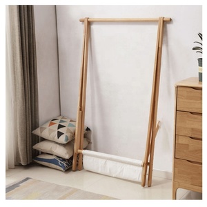 Commercio all'ingrosso Pieghevole <span class=keywords><strong>Camera</strong></span> <span class=keywords><strong>Da</strong></span> <span class=keywords><strong>Letto</strong></span> In Legno vestiti del Vestito Hanger stand - Product Image 6