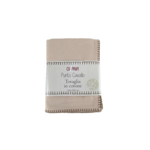 Tovaglia Beige con Motivo a Cavallo 240X140CM - Product Image 1