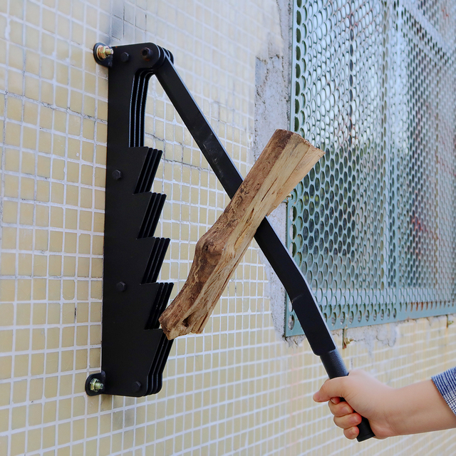 Wholesale Firewood Processor Splitter Soft Wood Kindling Splitter Wall Mount Manual Wood Log Splitter for Fireplace Heating
