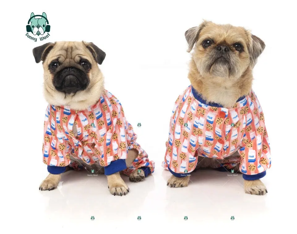 2023 Hond Pyjama Slaperig Tijd Luxe Modemerk Hond Lente Zomer Designer Kleding