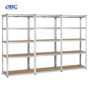 זווית מרותכת חבטות פלדה מדפים 5 שכבה הגנת קורוזיה שכבת מדף עבור אחסון הבית - Product Image 1