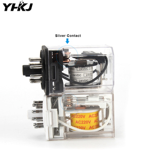 JTX-2C/Rơ Le Trung Gian Nhỏ 3C Rơ Le Điện Từ 10A Tròn 8 Feet 11 Feet 12V24V220V380V - Product Image 6