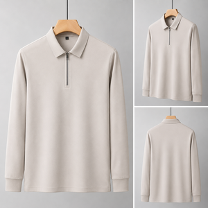 Camiseta Polo Personalizable con Bordado y Estampado para Hombre, Diseño de Golf, Cuello con Cierre, Tejida, para Otoño - Product Image 5