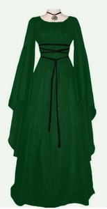 Vestido de Princesa Renacentista de Lujo para <span class=keywords><strong>Mujer</strong></span>, Estilo Medieval <span class=keywords><strong>del</strong></span> <span class=keywords><strong>Siglo</strong></span> XVIII, Largo hasta el Suelo, Talla XXXL, Nuevo, Gran Venta, Envío Directo, Ecoparty - Product Image 2