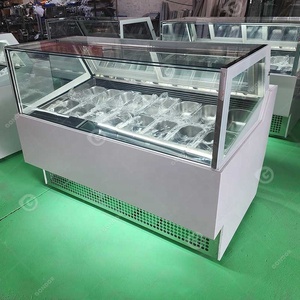 Mini comptoir avec 12 plateaux, congélateur à glace pour 24 à 26 bacs, réfrigérateur pour la vente de glaces Encimera - Product Image 2
