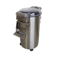 Aardappelschiller Snijmachine 550W Motor Roestvrij staal Hoog rendement Verwerkingsapparatuur voor wortelgroenten 180-200kg/u