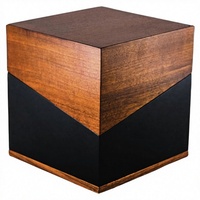 Urnes funéraires artisanales en bois de noyer pour cendres humaines, urne de crémation pour adulte, urne commémorative en bois, capacité de 216 lb