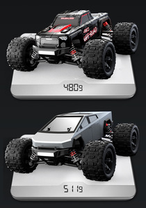Voiture de course RC tout-terrain 4x4 sans balais haute vitesse, modèle monstre entièrement proportionnel, jouet télécommandé - Product Image 6