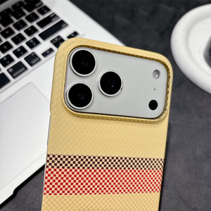 Funda Magnética de Fibra de Carbono para Teléfono Móvil, Compatible con iPhone 17 Air 16 15 Pro Max Ultra, Diseño Magnético TechWoven con Doble Cubierta Trasera - Product Image 5