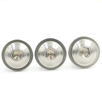 Baut Kepala Flens Hexagon Baja Tahan Karat 304 ISO7380-2 M2 M3 M4 M5, Sekrup Mesin Kepala Tombol Soket Hexagon Dengan Collar
