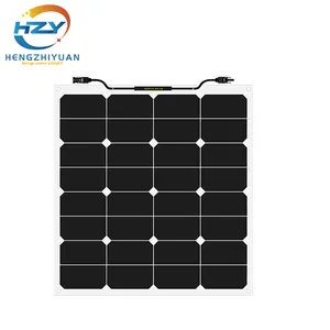 HZY Sunpower ที่มีความยืดหยุ่นฟิล์มบางแผงเซลล์แสงอาทิตย์80วัตต์