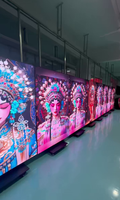 Écran d'affichage LED pliable anti-collision GOB P2 pour affichage numérique mobile en intérieur, grand écran publicitaire pour centre commercial, événementiel, 600 CD