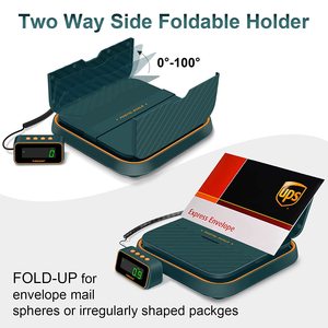 Nouvelle balance de plate-forme numérique en acier robuste de conception balances d'expédition d'étalonnage facile pour un usage domestique capacité de 40kg affichage LED LCD - Product Image 5