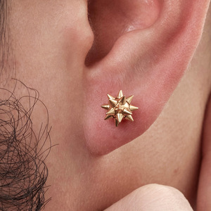 Nouveauté Punk Spike oreille anneau boucles d'oreilles pour femmes hommes 316 acier inoxydable petit cercle oreille <span class=keywords><strong>boucle</strong></span> Hip Hop bijoux - Product Image 4