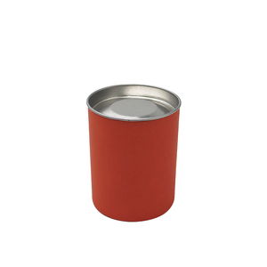 Có thể tái chế tùy chỉnh thiết kế logo Vòng các tông thực phẩm đông lạnh ống giấy bao bì với nắp kim loại cho Ice Cream Milkshake Gelato - Product Image 4