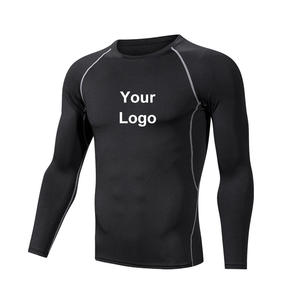 Accetta il Logo personalizzato basso MOQ di alta qualità estate ad asciugatura rapida in poliestere tessuto da <span class=keywords><strong>uomo</strong></span> a <span class=keywords><strong>maniche</strong></span> <span class=keywords><strong>lunghe</strong></span> che corre T-Shirt - Product Image 4