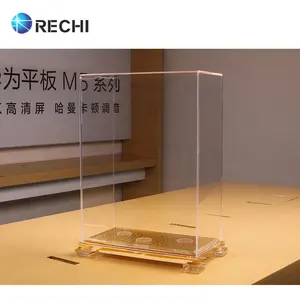 RECHI — boîte d'affichage en acrylique transparent, Design personnalisé, divers styles, pour marchandises produits en acrylique, haut de gamme, anti-poussière