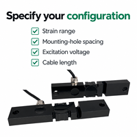 Sensor Strain HCE HC-178 (Extensometer Vishay 178) dengan Output 1.65mV/V dan Suplai 5-10VDC untuk Pemantauan Kelelahan