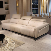 Canapé sectionnel électrique inclinable moderne à trois places, canapé intelligent multifonctionnel pour home cinéma, mobilier de salon