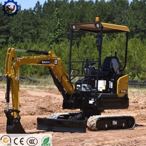 Mini-excavatrice SANY SY16C SY35U SY60C d'occasion, à bras court, moteur Yanmar, pour aménagement paysager, 99 % neuve, EPA CE - Product Image 3