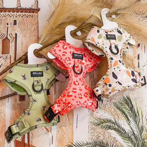 Harnes anjing dan Set tali anjing dapat disesuaikan Harness anjing tidak menarik tanpa tersedak Harness anak anjing untuk berjalan untuk kecil, sedang, hewan peliharaan besar - Product Image 3