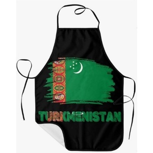 Tablier drôle avec drapeau du Turkménistan, ajustable, pour homme et femme, idéal pour la cuisine, le barbecue, la pâtisserie, le jardinage - Product Image 4