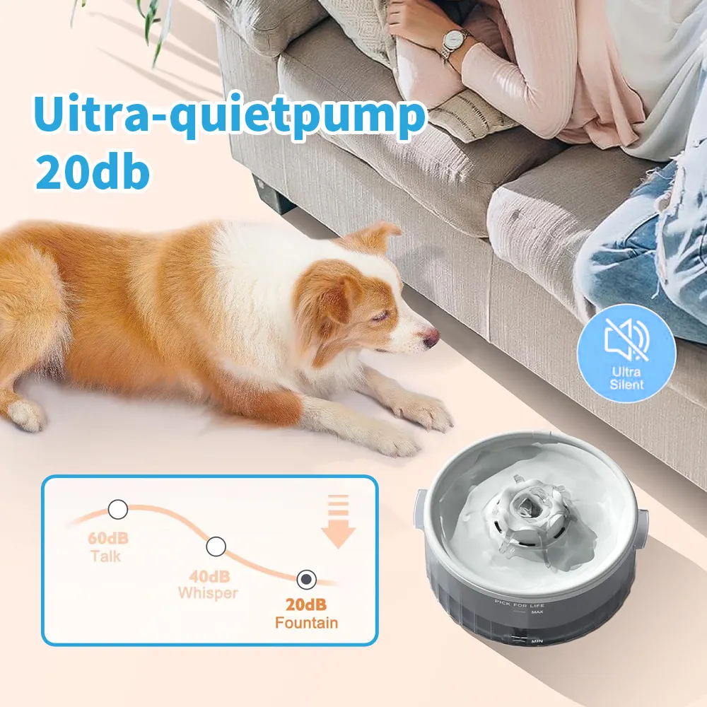 Large Capacity Intelligent Pet Feeder Household Cat And Dog Automatic Water Dispenser