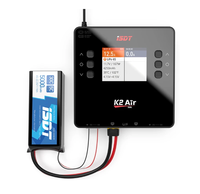 ISDT K2 Air AC 200W DC 500Wx2 20A Balance de doble canal cargador rápido inteligente descargador LiPo LiFe Lilon LiHv NiMh Pb batería RC Coche