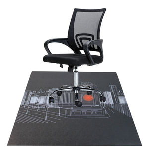 <span class=keywords><strong>Tapis</strong></span> de chaise de bureau auto-adhésif <span class=keywords><strong>Tapis</strong></span> antidérapant en bois dur pour chaise haute de jeu d'ordinateur de bureau Coussin PVC - Product Image 2