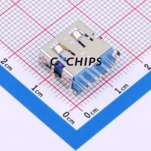 HC-USB3.0-C345-P USB Connector SMD Connector ( Connector Type: Type-A )( Protocol Standard: USB 3.0 )( Gender: Female ) - Product Image 2