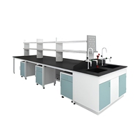 Meubles de laboratoire modernes, bancs de travail, tables de laboratoire pour agents chimiques à haute densité, pour hôpitaux et écoles